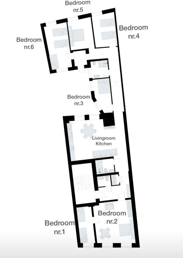 Elvis Apartment/11 Beds/6 Bedrooms/Riga Old Town Εξωτερικό φωτογραφία